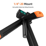 Sports Camera ating Selfie Stick Tripod Stand Max. 61cm/ 24inch Extendable Length 200g Payload for GoPro Hero 12/11/10/9 More