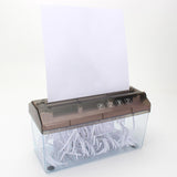 Mini A4 Paper Documents Cutting Hand Crank Manual Shredder for Office Notes Bills Receipts