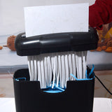 Small Size A4 Grinder For Household Paper Cutter Mini Gear Electric Automatic Bill Shredder Office Electronics