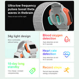 Sleep Aid Device Wristband Blood Oxygen Heart Rate Migraine Insomnia Relief Microcurrent Hypnosis Tool Anti Anxiety Sleep Better