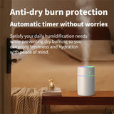 Small 230 ml Low Noise Personal Desktop Air Humidifier for Living Room Bedroom Office Indoor Birthday Gift