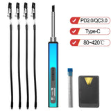 RGS65 65W Smart Electric Soldering Iron 80-420℃ PID High Precise Temperature ControlType-C Electric Solder Weld Tool