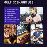 High Quality Professional 36bit 384kHz Audio Interface Usb Sound Card Recording for Music Studio Microphone Case Best Seller New