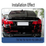 Outside Left Rear Bumper Tail Light Brake Signal Lamp for 7 Series 730 740 750 760 F01 F02 2009-201