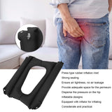 Elderly Anti Bedsore Toilet Pad Iatable Washable PVC Sitting Hemorrhoid Seat Cushion Braces Supports Health Care
