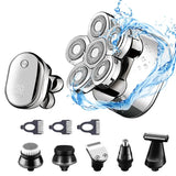 RESUXI LK-8820 Multifunction 6-In-1 Shaves IPX6 Waterproof USB Charging Compact and Portable 6 Heads Razors 100-240V-50/60Hz-8W