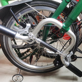 Bicycle brace bridge extender crossbar light bracket M handlebar swallow handle telescc rod carb for Brompton