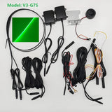 Universal 24Ghz Millimeter Wave Radar 20M BSD Bd Spot Detection System Lane Change Assist Highlight Warning Light Strip