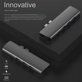 With hub 3.0 2.0 TF SD card reader slot PD, 3.1 Type-C to HDMI adapter 4K Thunderbolt USB C hub, suitable for BookPro Air