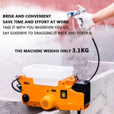 Backpack handheld sprayer paint coating high-voltage airless lithium battery charging convenient plunger wall repair hine