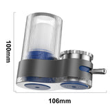 1pc Tap Water Purifier Washable Replacement Kitchen Long Lasting Ceramic Filtro Faucet Mixer Aerator with 2 Filter