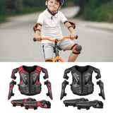 Kids Youth Motorbike Motorcycle Body Jacket Motocross Mountain Dirt Cycg Protective Gear Vest Arm Protector