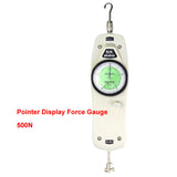 500N Digital Pointer Push Pull Force Gauge Manual Horizontal Harness Terminal Tension Tester Inspection hine Test Stroke 50mm