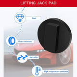 or Mats Anti Slip Rubber Pads Lifting Adapters Essential Safety Support Accessories Car for Tire Maintenance and Repair
