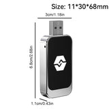 Wired To Wireless CarPlay Android/iOS 2 in 1 Smart Auto AI Box USB Dongle Mini Carplay Adapter for Toyota/Audi/