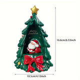 1pc Waterfall Incense Burner,Resin Christmas Tree Reflow Incense Burner,Hom e Decoration Incense Burner Ornaments,for Christmas decoration, gift giving, yoga, meditation, lucky ornaments