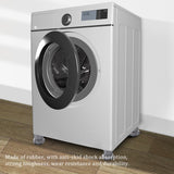 4PC Adjustable Heighten Washing hine Anti Shock Non Feet Mat Fridge Floor Furniture Protector-Gray