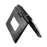 Portable DVD Player 9.8 Inches High Clarity TV Function Built-in Card Reader Swivel Screen Mobile Video VCD Players for Travel