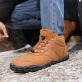 New Five Finger Men's Snow Boots Barefoot with Thick Velvet Climbing for Women Waterproof, Anti slip, Warm Cotton Shoes