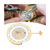 6004D 6004Two and A Half Needle 3 O'Clock Calendar Quartz Watch Movement Replacement for RONDA
