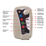 Far Infrared Photon Therapy Mat with Negative Ions, Magnetic Bio Amethyst Gemstone, Heating & Massage Cushion. Small Travel Sparkle Mats