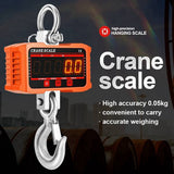 Digital 1500KG Hanging Scale,Portable Industrial Heavy Duty Crane Scale Durable Easy To Use