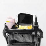 Snack with Cup Holder Removable Easy to Install Stroller Food Tray for Baby Travel Toddlers Fits Most Strollers