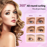 Heat Curg Eyelash Curler 3 Modes Electric Eye Lashes Portable Heated Eyelashes Curls Comb Long Lasting Makeup Tools