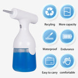 Electric Liquid Foam Dispenser Gun - Automatic Continuous Foaming for Shampoo, Face Wash, Detergent in Bathroom