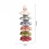 Baby Puzzle Cup Children's Early Educational Sailing Boat Octopus Stacking Cups Ring Tower Straw Bath Toys