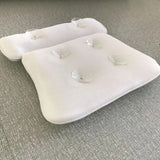 Breathable 3D Mesh Bath with Suction Cups Neck and Back Support Spa Pillow for Home Hot Tub Bathroom Accersories