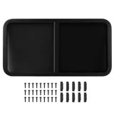 RV Sliding Window UV Protection Rounded Corner Push Pull Style Camper Window for Engineering Vehicle for Storage Compartments