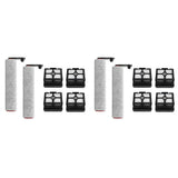 12Pcs Replacement Roller Brush HEPA Filter for H12 Pro /M13Beta/H12 Wash Floor Machine Accessories