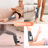 Electric Leg Charging Calir Compression Massager with Three Massage Modes Thigh And Knee 360° All-Round Packag