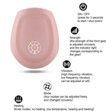 Electric Hand Massager - Compression Heating Device for Palms and Fingers. Acupoint Relief for Arthritis with Vibration Massage. Rechargeable.