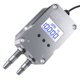 LCD Air Sensor Digital Wind Differential Transmitter 4-20mA RS485 -1000-1000Kpa Gas Pressure Transducer