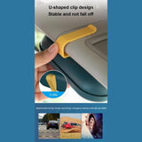 Glasses Case Visor Clip Sunglass Holder For Car Eyeglasses Storage Box Sunglasses Travel
