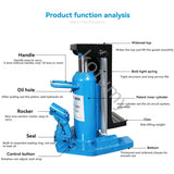 Claw Type Hydraulic Jack Repairing Lifting Tool Aluminum Film Special Duckbill Cross-top Hook-type Oil Pressure Crane