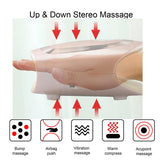 Electric Hand Massager - Compression Heating Device for Palms and Fingers. Acupoint Relief for Arthritis with Vibration Massage. Rechargeable.