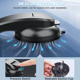 Car Stand Holder Universal Smart Bracket Quick Release Suction Cup Cellphone Mount for Mobile Phone Width 50-100mm