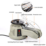 Automatic Adhesive Dispenser Paper Cutter Electric Packaging Tape Cutting hine Office Equipment