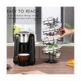 Multifunctional Rotatable Coffee Capsule Pod Holder Storage Egg Tower Stand Shees Display Rack