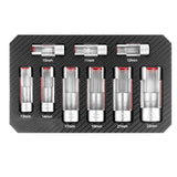 Open Oil Pipe Disassembly Sleeve Slotted Oxygen Sensor Wrench Flare Nut Socket Set Fuel Injection Hexagonal Repair Tool