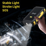 Strong Jump and Power Bank Large Capacity 1200A Peak 12V Portable Car Battery Starter with LED Light/USB