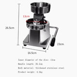Manual patty Commercial burger hine Stainless steel Fast food restaurant pie press