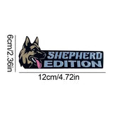 3D Dogs Stylish Emblems And Badges Acrylic Funny Automotive Badge Sticker For Car Dog Lover