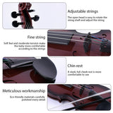 Simulated Music Practice for Beginners Violin Kit Musical Instrument Exquisite Workmanship Performance Props