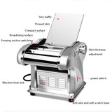 Household Pasta Noodles Maker Stainless Steel Noodle Cutter Electric Automatic Dough Rolg Dumpg hine