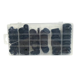 170PCS Rubber Grommet Assortment Firewall Hole Electrical Wire Grommet Gasket Kit For Wire Plug And Cable Protect Bush 7 Size