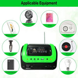 3 Bulbs Solar Panel Outdoor Lighting Kit Emergency and Mobile Phone Charger for Home Use Camping
